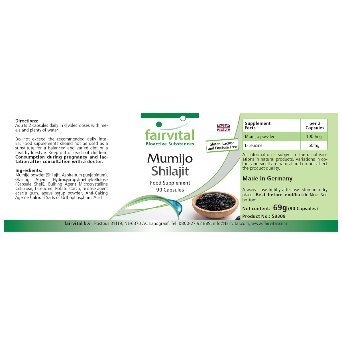 Mumijo Shilajit - 90 Capsules