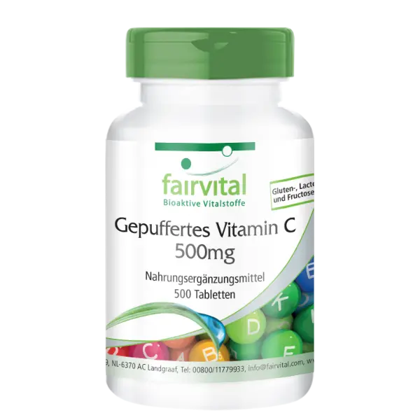 Buffered vitamin C 500mg - 500 tablets