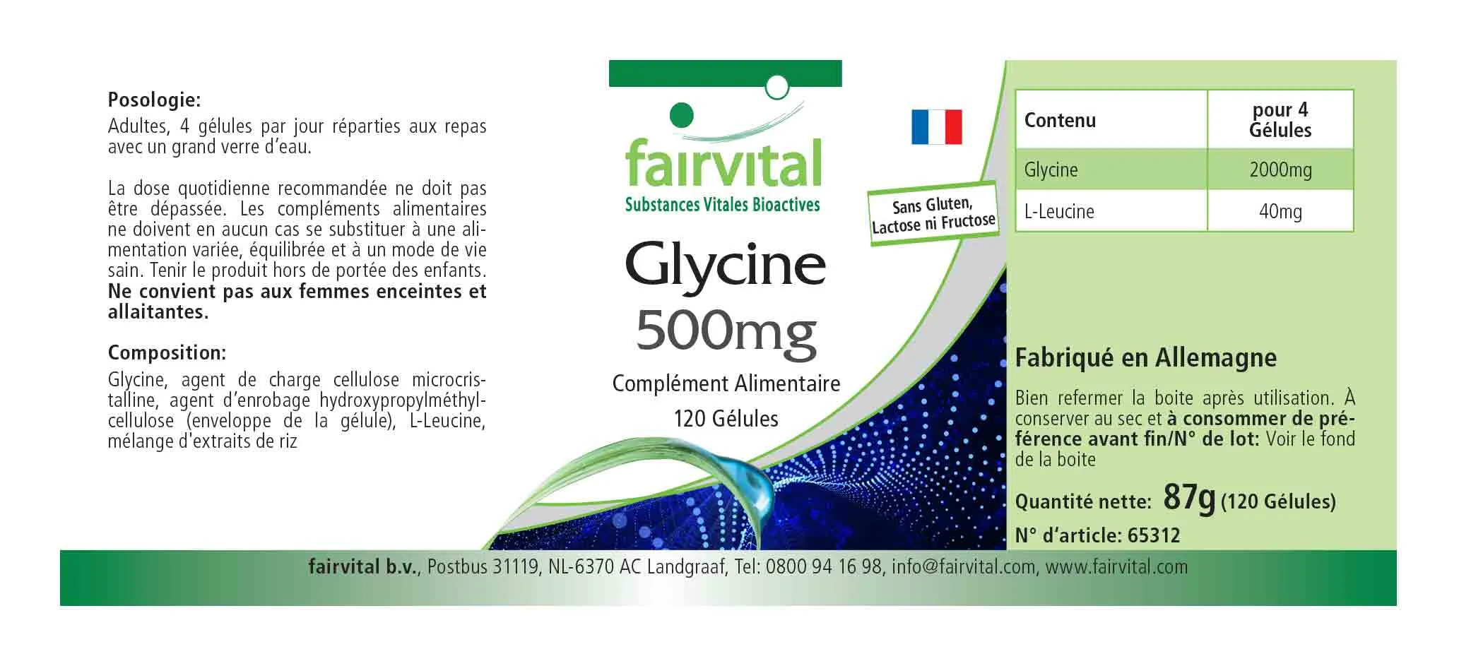 Glycin 500mg