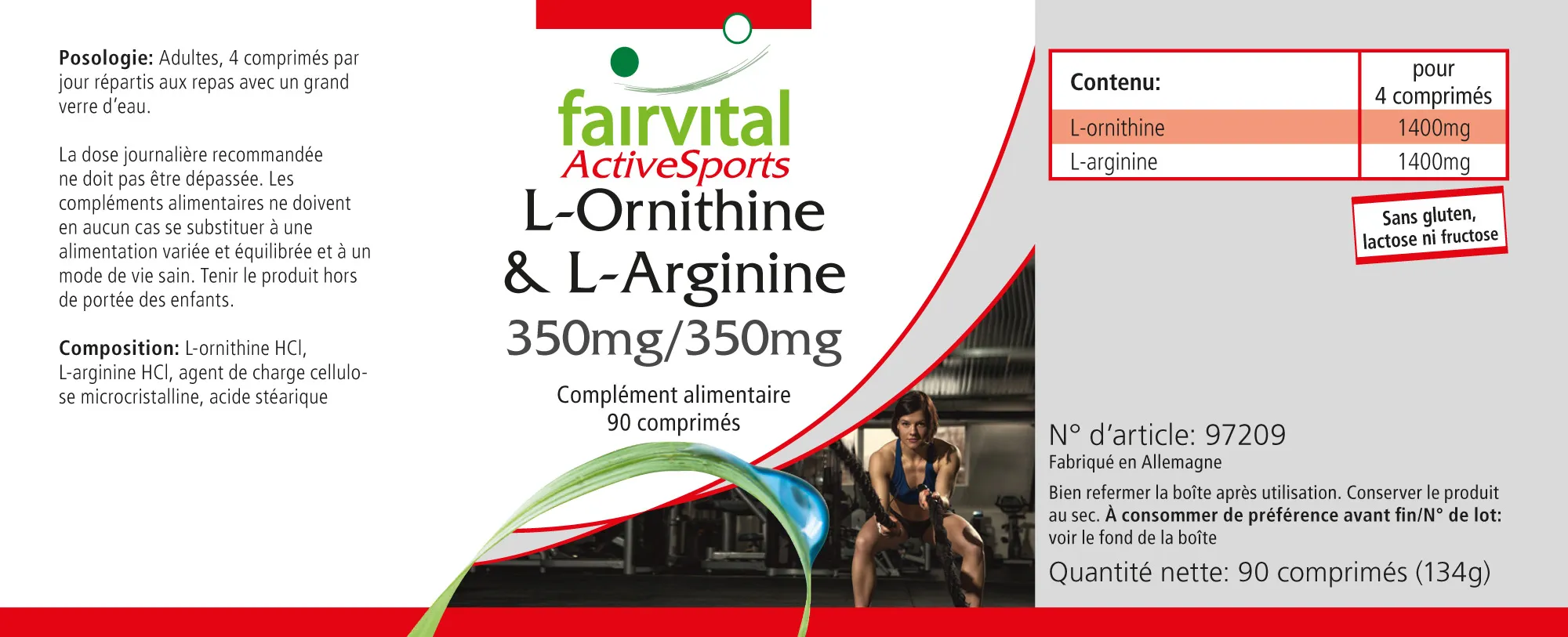 L-Ornithin & L-Arginin 350mg/350mg