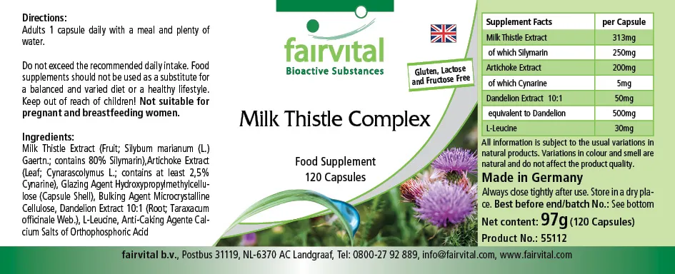 Milk Thistle Complex - 120 Capsules