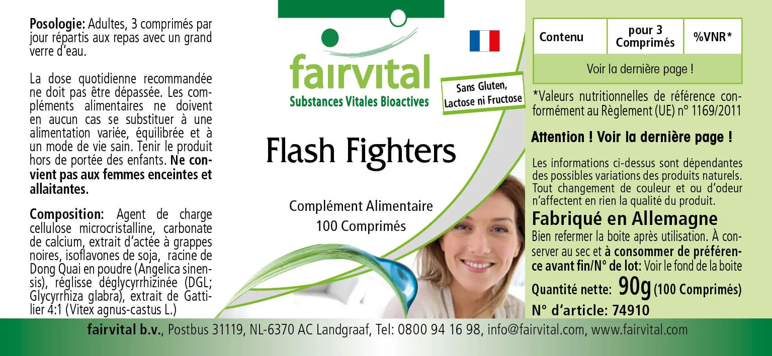 Flash Fighters - 100 tablets- Sale - MHD 02/25