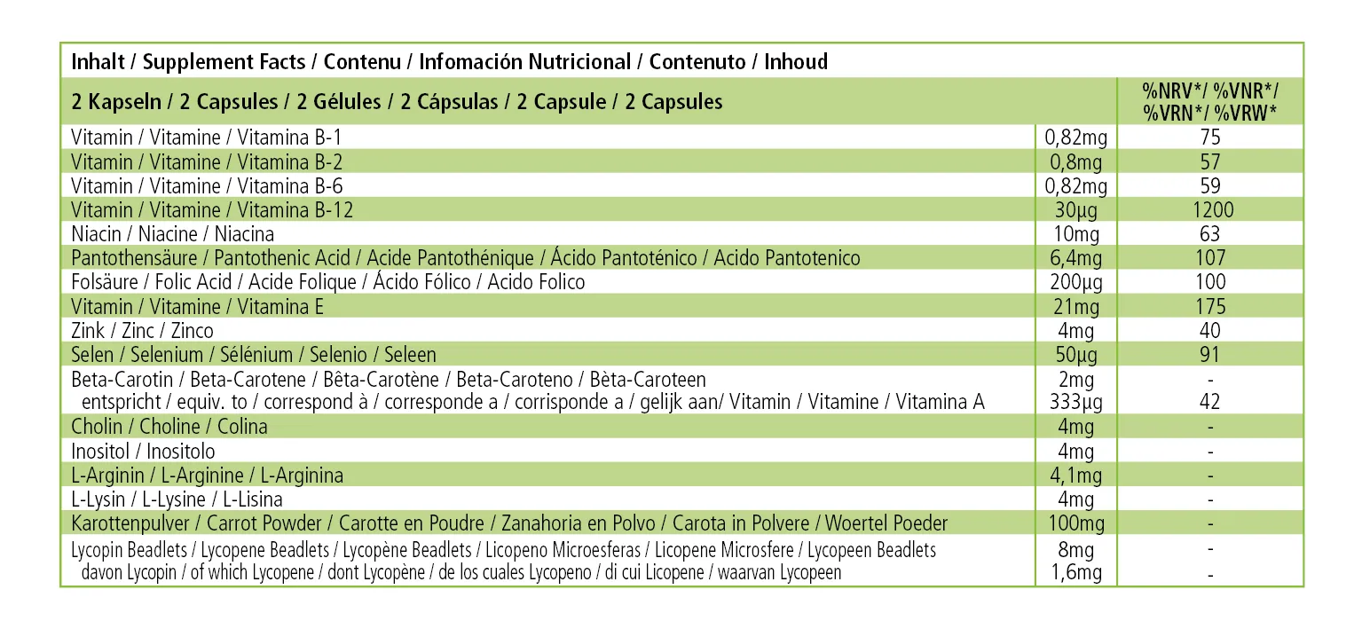 Verduras Plus – 60 Cápsulas