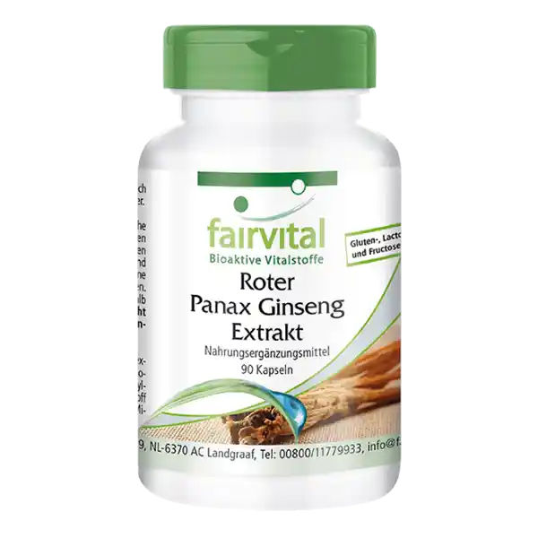 Extrait de Panax Ginseng Rouge 400mg - 90 gélules