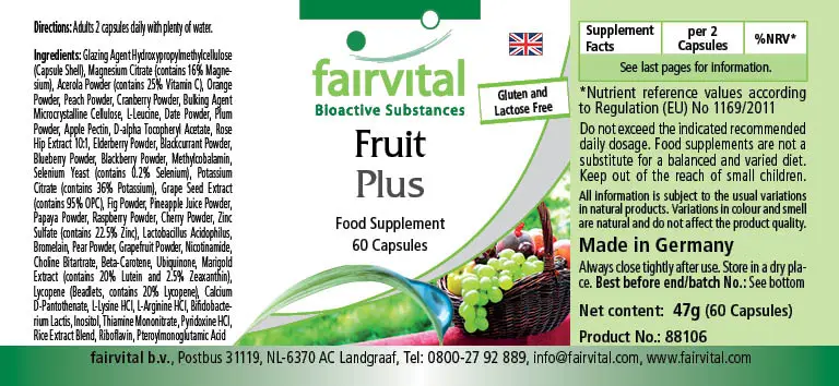 Fruits Plus - 60 gélules