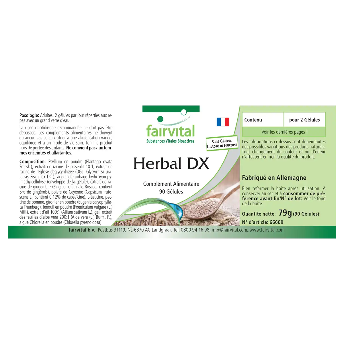 Herbal DX - 90 Capsules