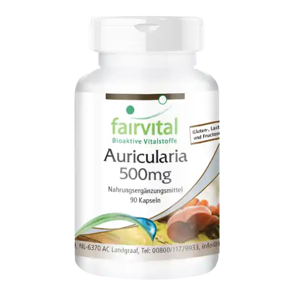 Auricularia 500mg - 90 Cápsulas