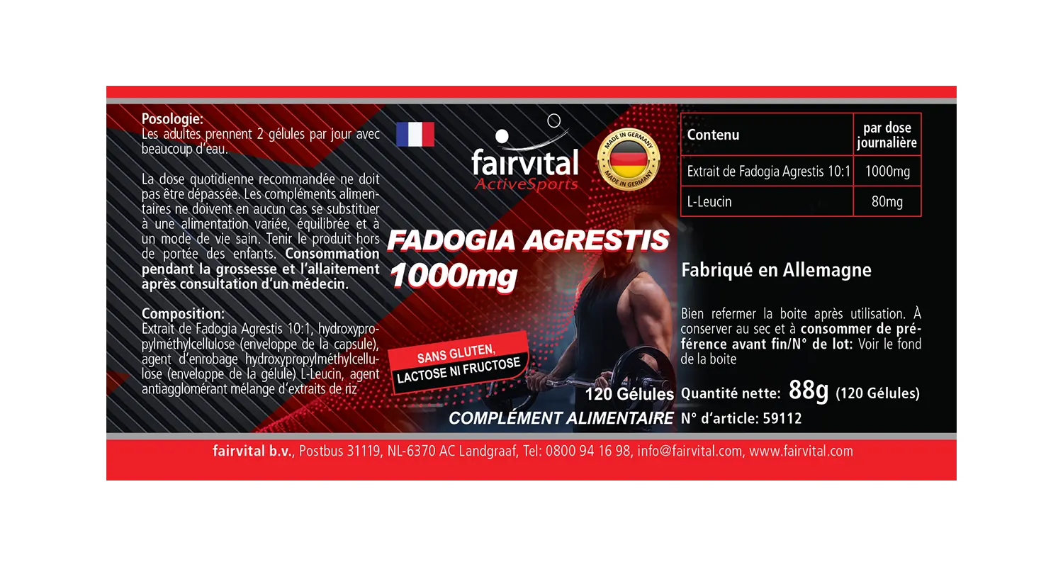 Fadogia Agrestis 1000mg