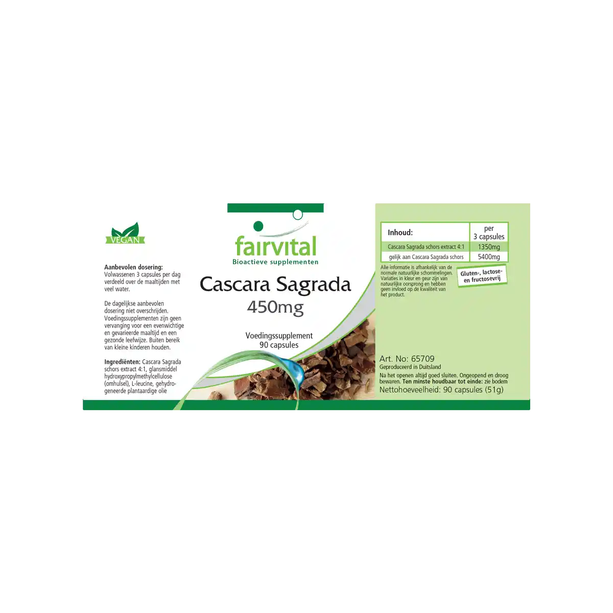 Cáscara Sagrada 450mg - 90 Cápsulas