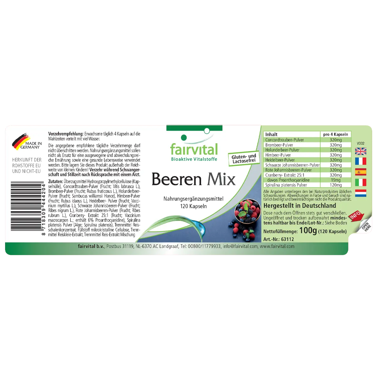 Berry Mix - 120 capsules