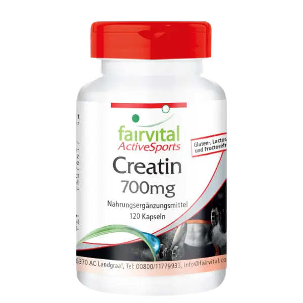 Créatine 700mg - 120 gélules