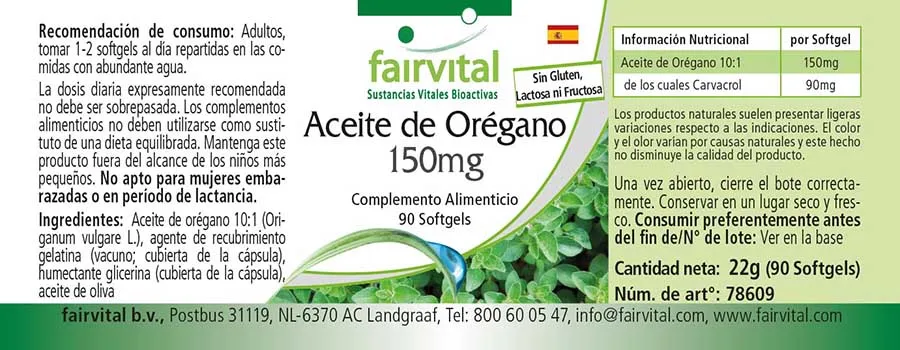 Aceite de orégano - 90 Softgels