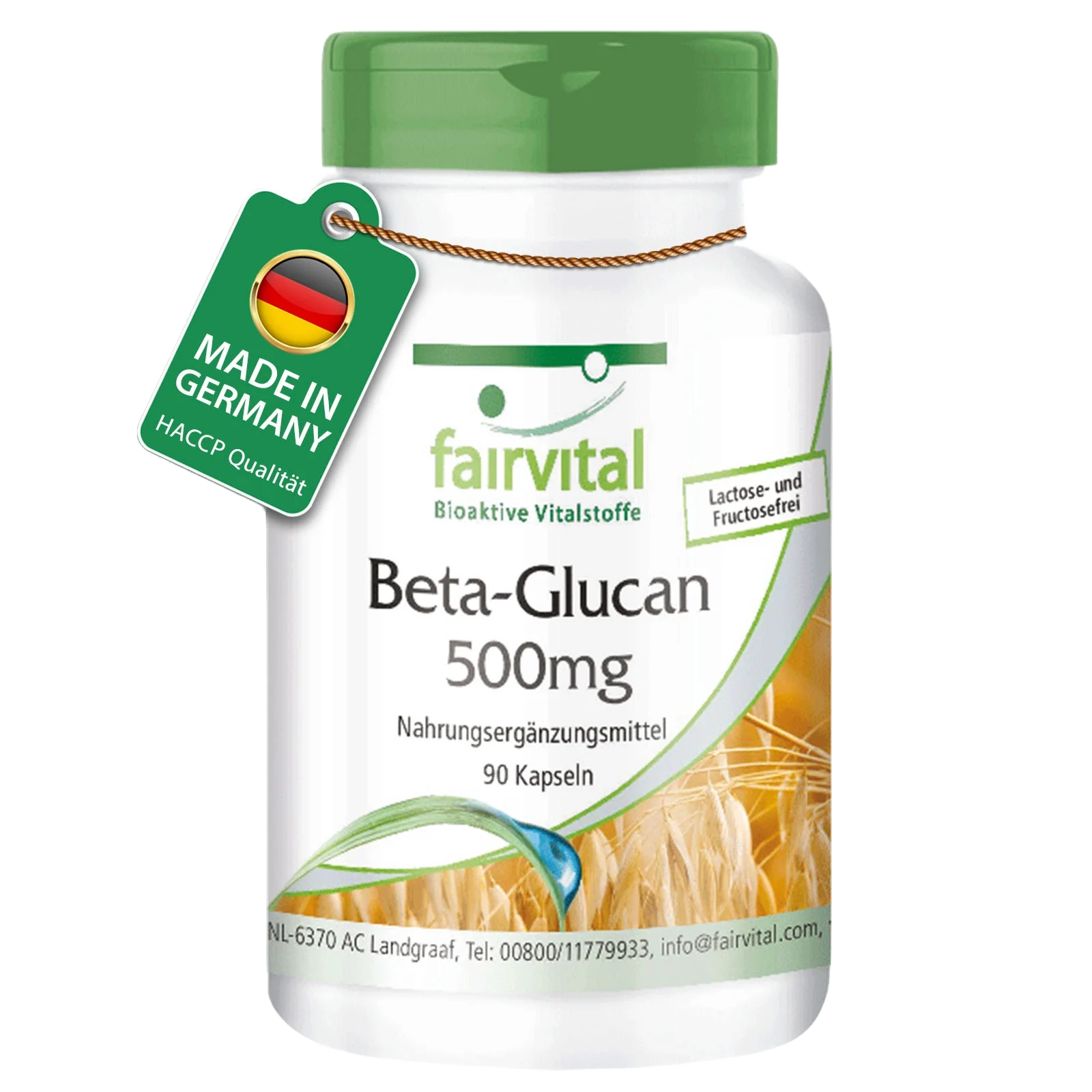 Bêta-glucane 500mg - 90 capsules