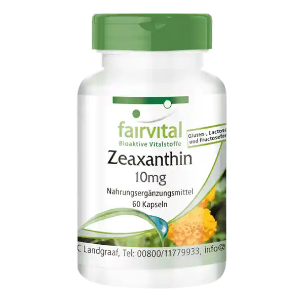 Zeaxanthin 10mg - 60 Capsules