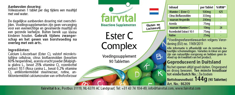 Ester C complex – 90 tablets