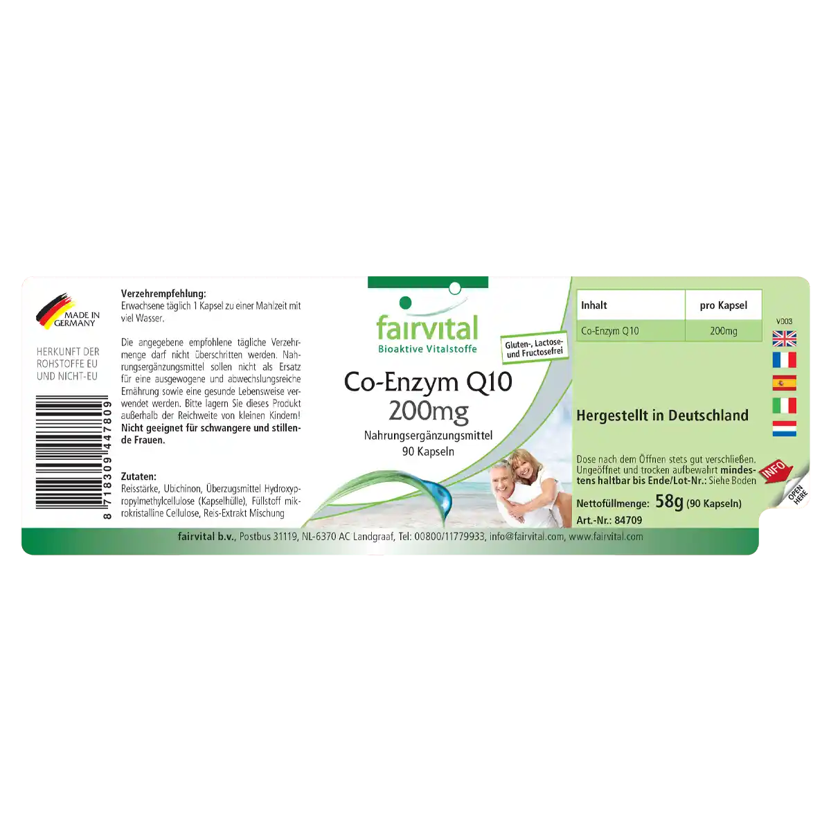 Co-Enzym Q10 200mg - 90 Kapseln