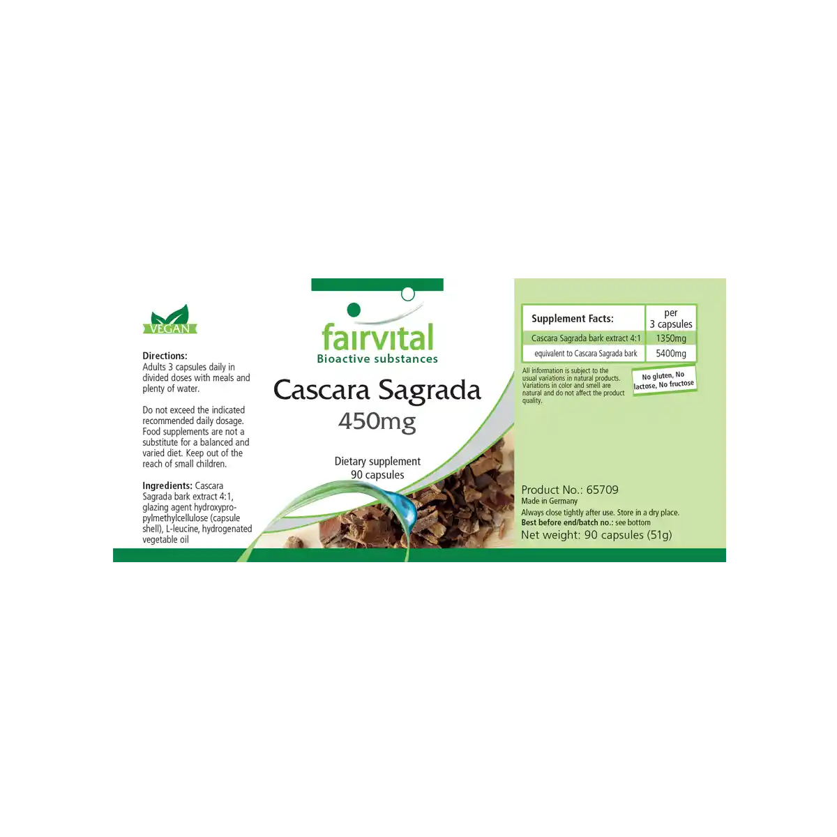 Cascara Sagrada 450mg