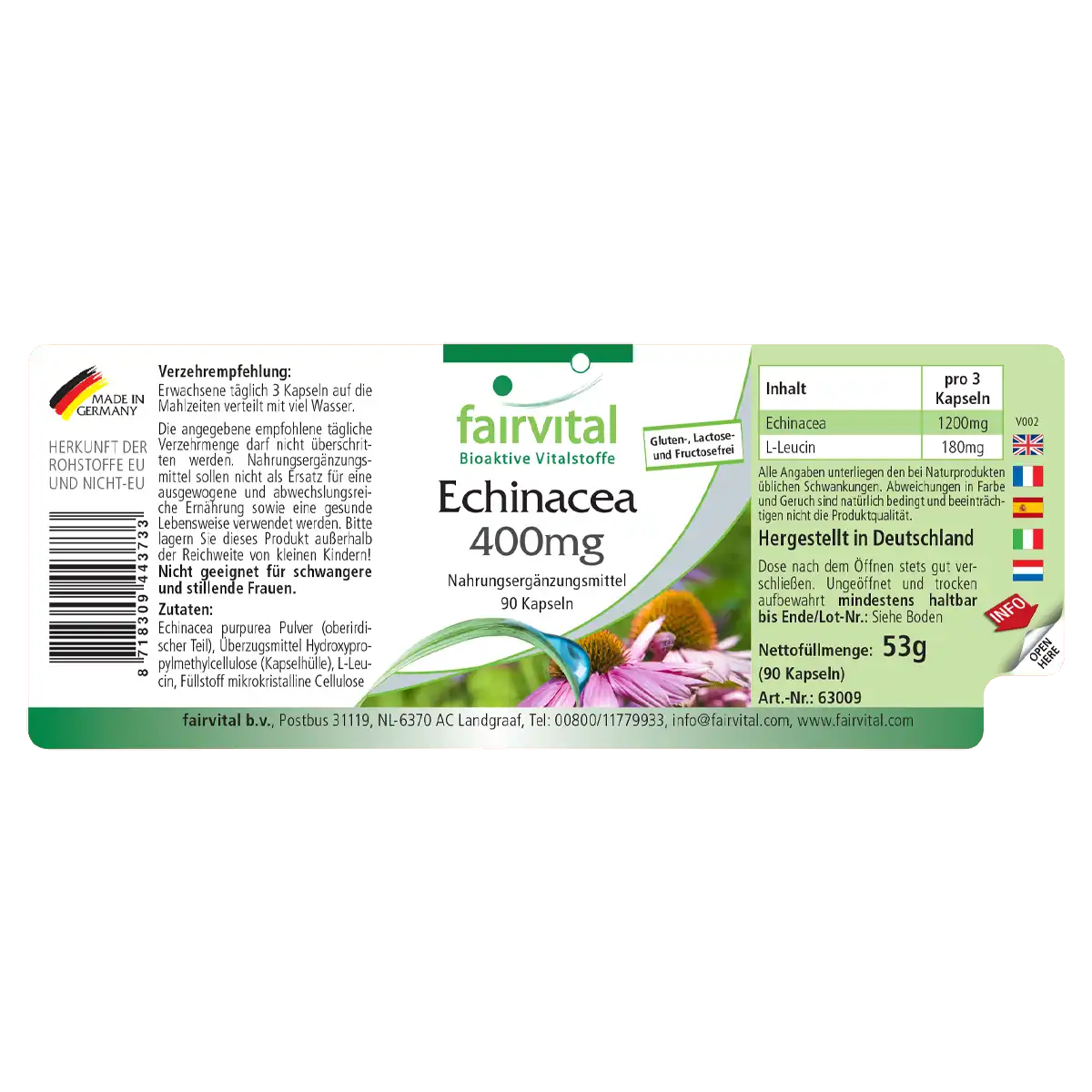 Echinacea 400 mg - 90 gélules