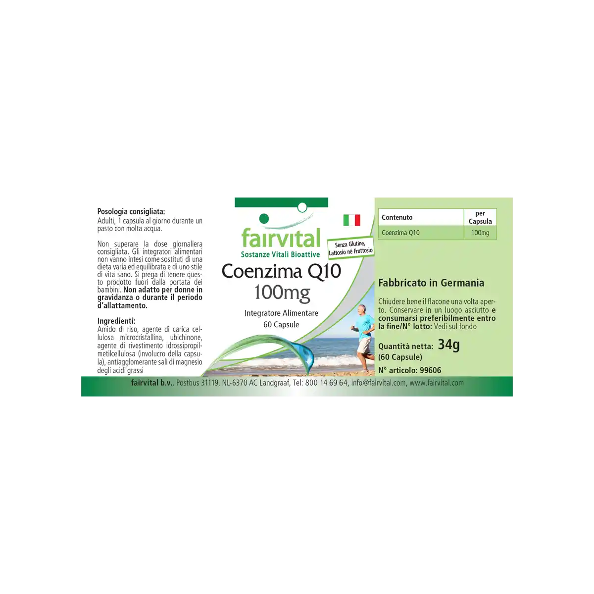 Co-Enzima Q10 100mg - 60 Cápsulas