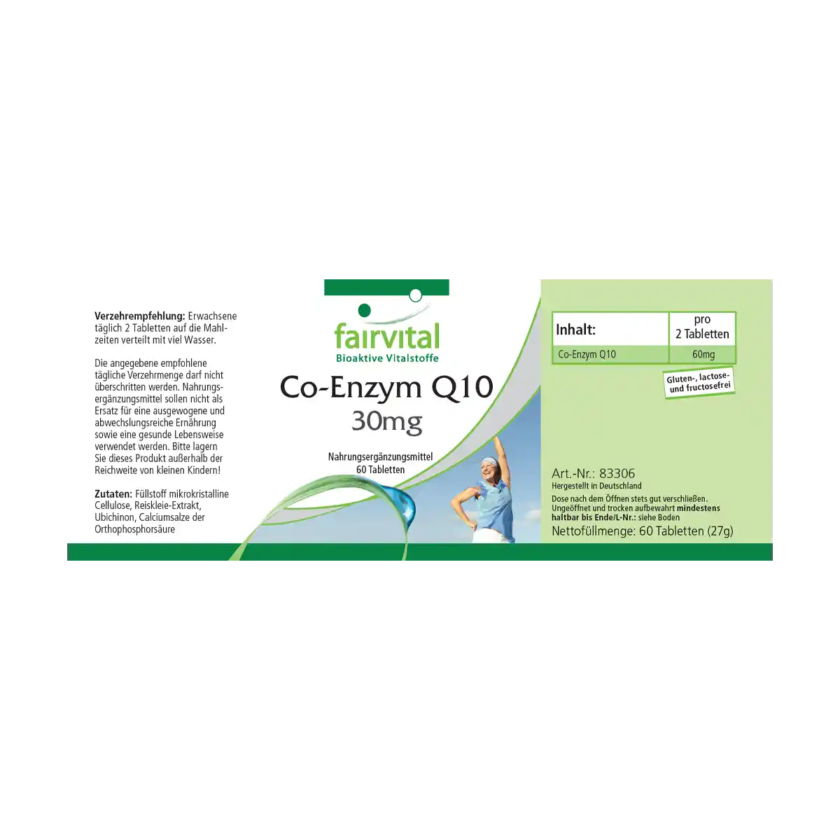 Coenzyme Q10 30mg - 60 tablets