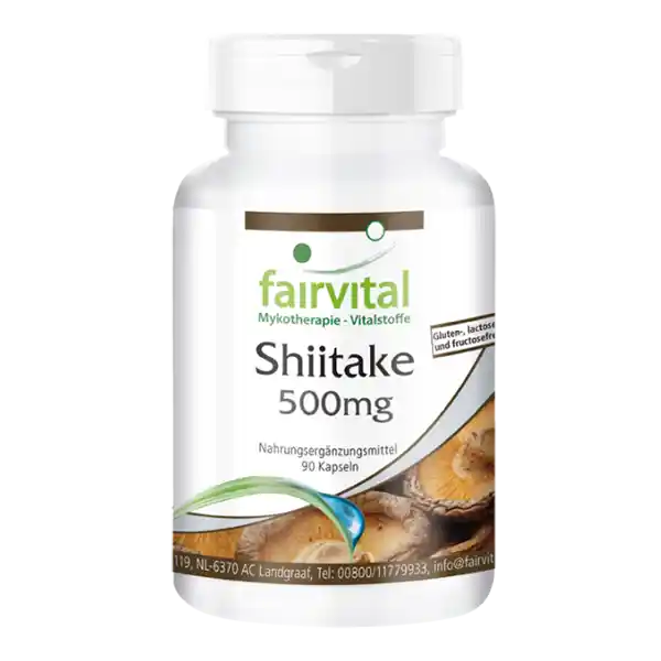 Shiitake 500mg - 90 capsules