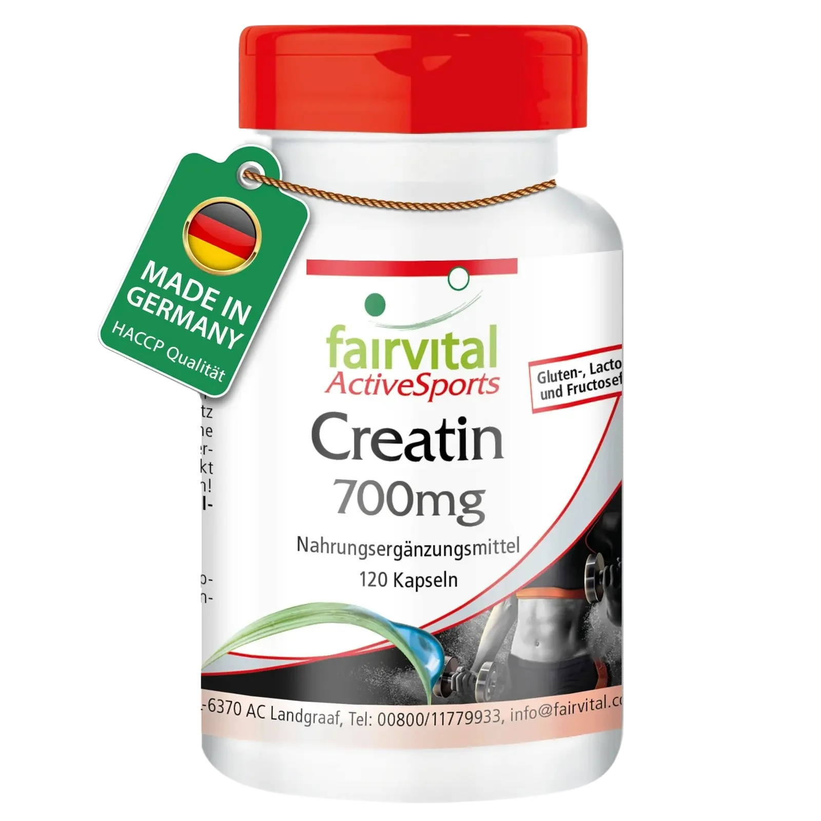 Creatina 700mg - 120 cápsulas