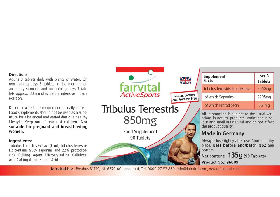 Tribulus Terrestris - Sale - best before - 05/25