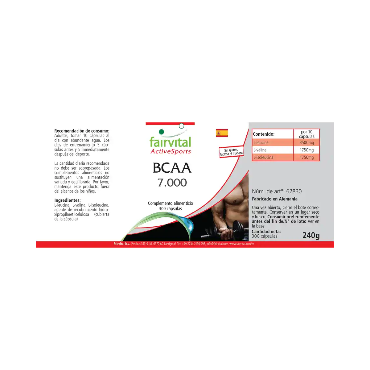 BCAA 7000 300 Kapseln