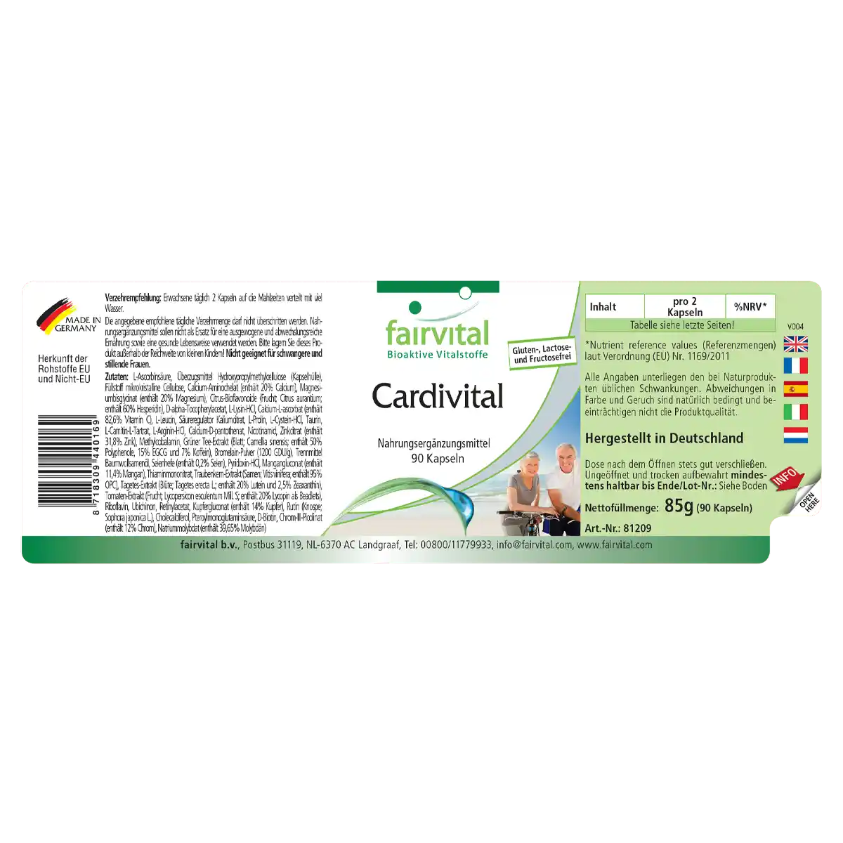 Cardivital – Vitamine per il cuore – 90 capsule