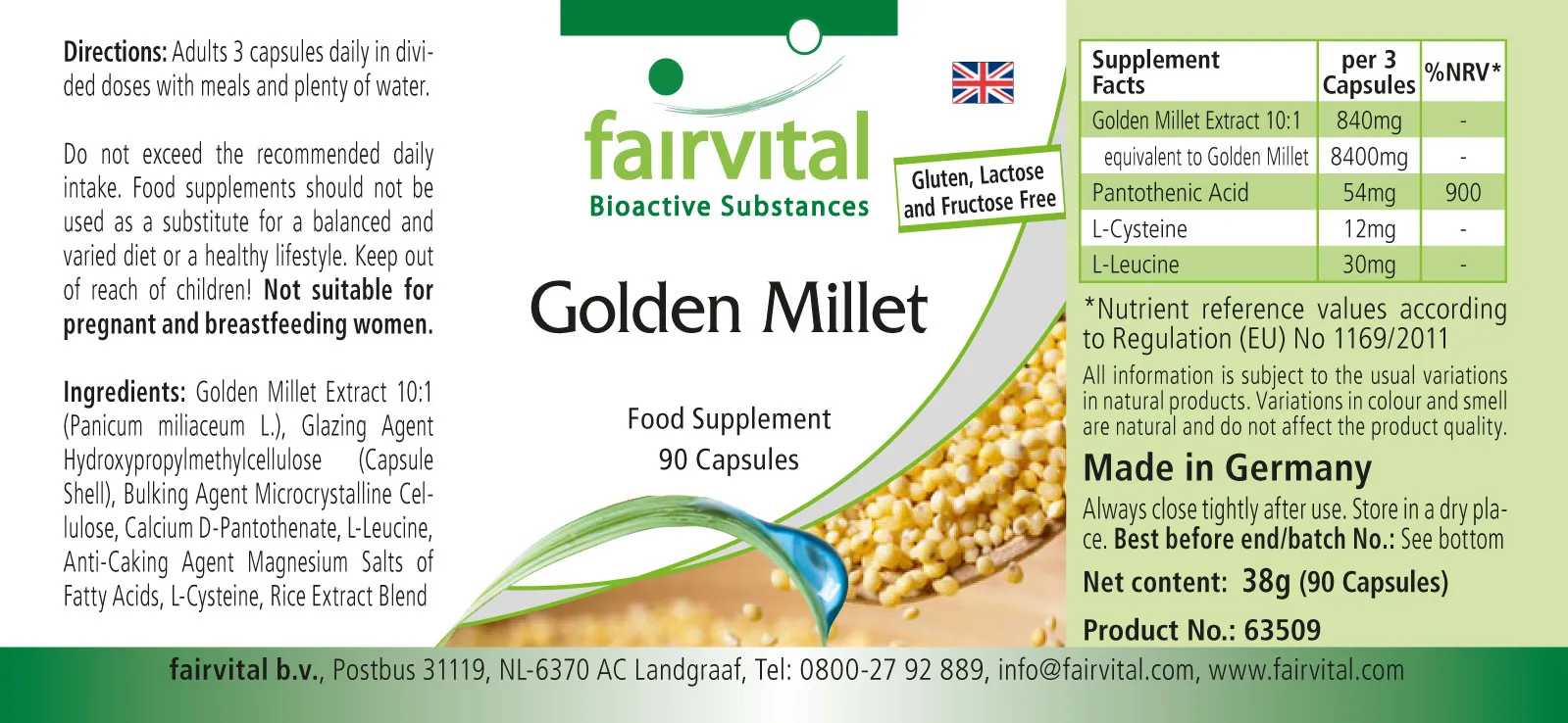 Golden Millet - 90 Capsules