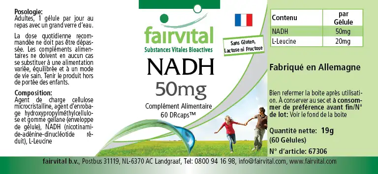 NADH 50mg - 60 Capsule a rilascio lento