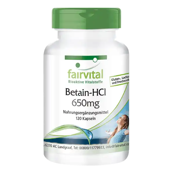 Betaína HCL 650mg