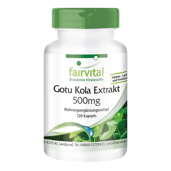 Gotu Kola extract 500mg - 120 Capsules