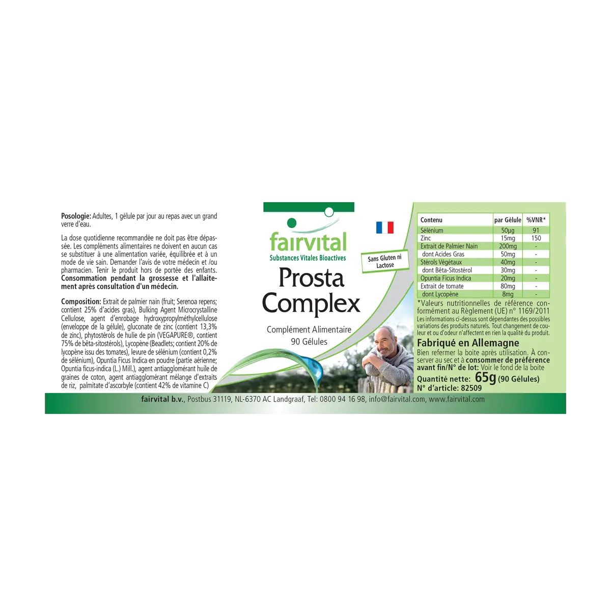 Prosta-Complex - 90 gélules - Complexe pour la prostate