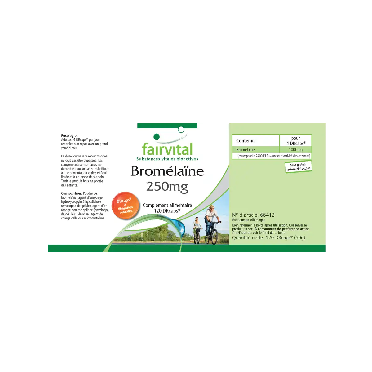 Bromelain 250mg - DRCaps®