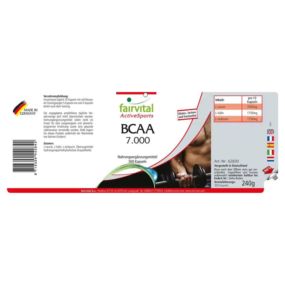 BCAA 7000 300 Kapseln