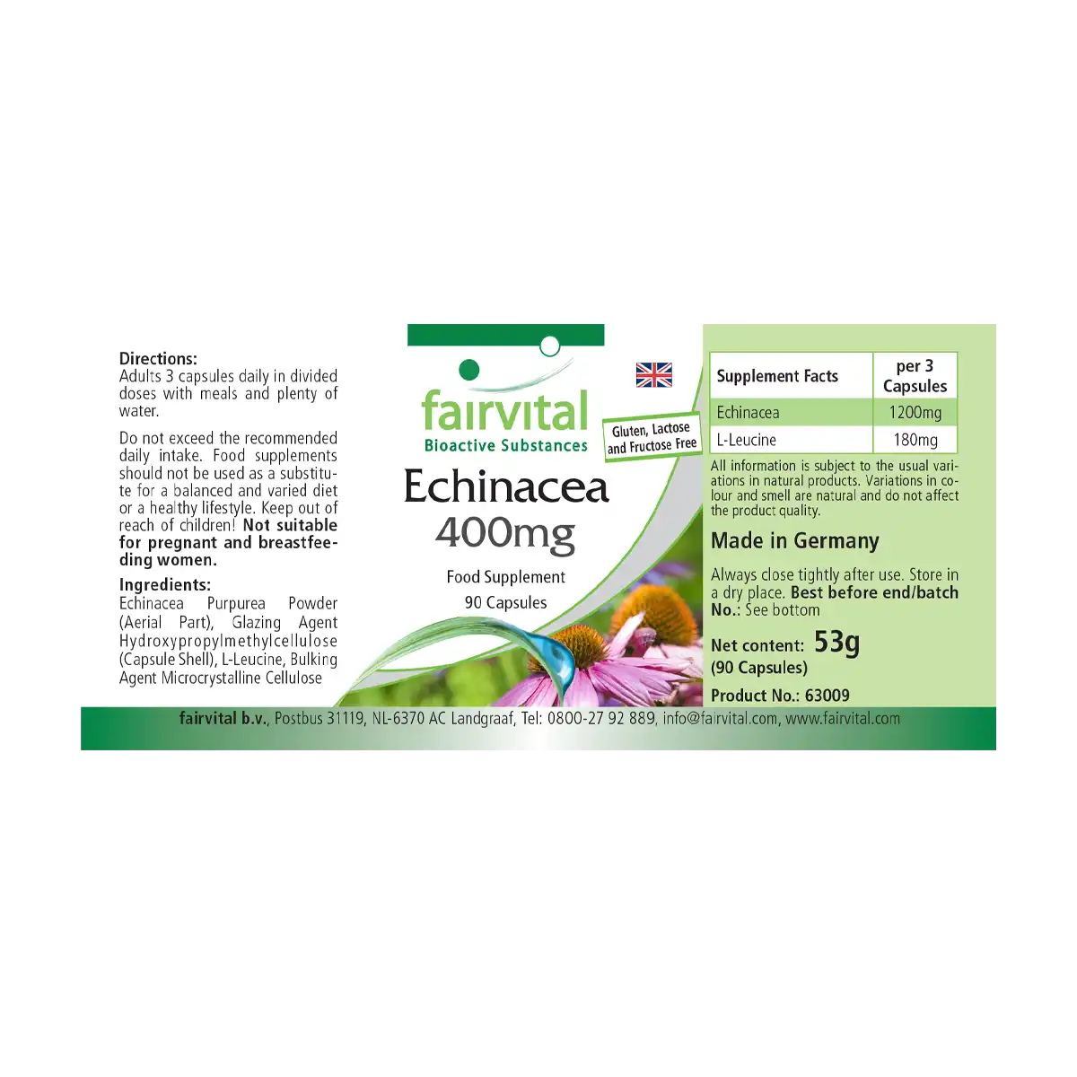 Equinácea 400mg - 90 Cápsulas