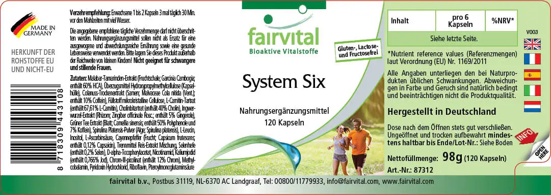 System Six - Sale - date limite consommation - 05/25