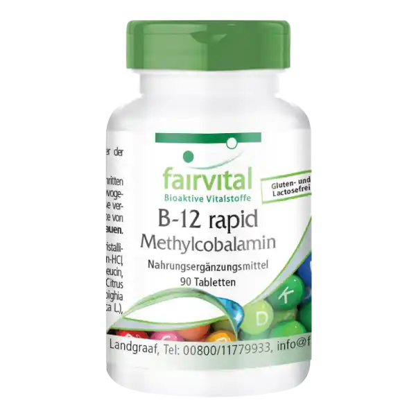 Vitamine B-12 Méthylcobalamine - 90 comprimés