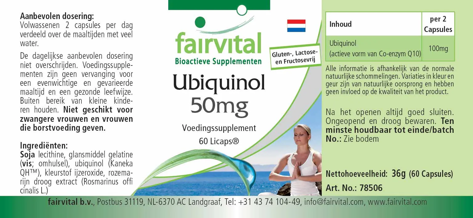 Ubiquinol 50mg - 60 LiCaps®