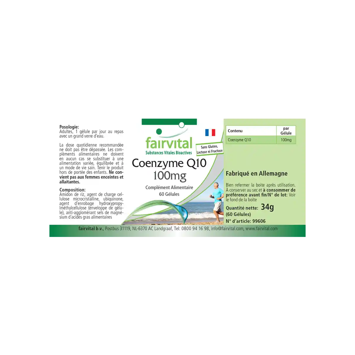 Coenzyme Q10 100mg - 60 capsules