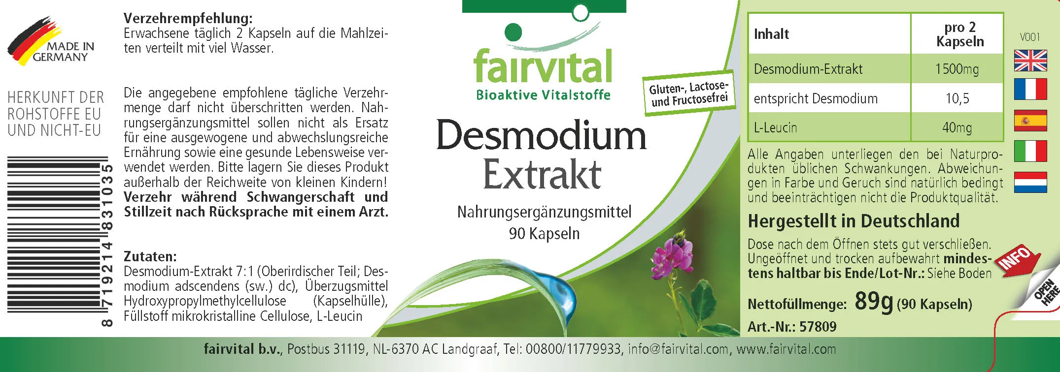 Desmodium Extract - 90 Capsules