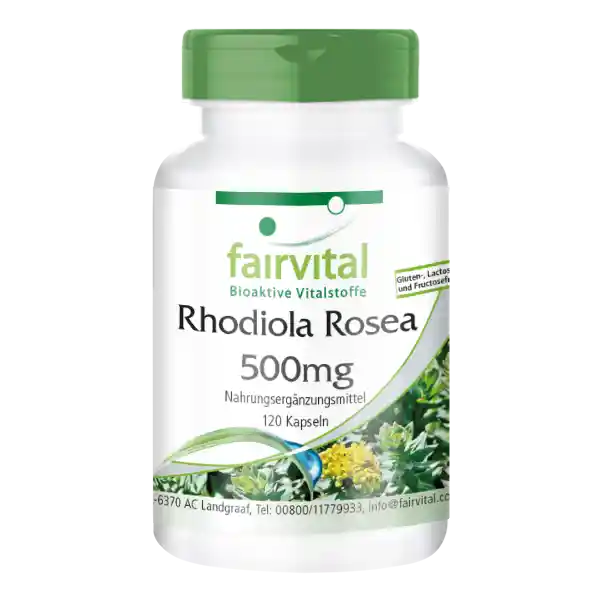 Rhodiola Rosea 500mg - 120 Capsules