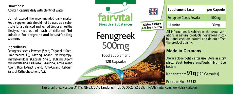 Fenugreek 500 mg