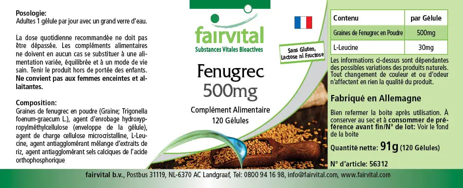 Fenugreek 500 mg