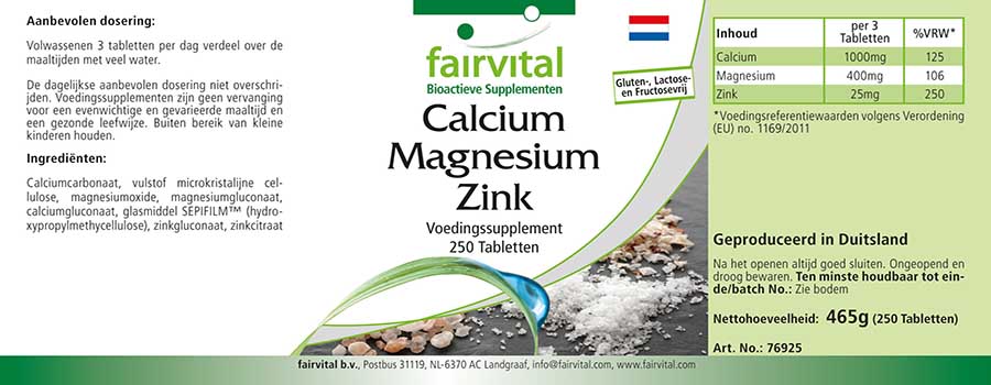 Calcium Magnésium Zinc