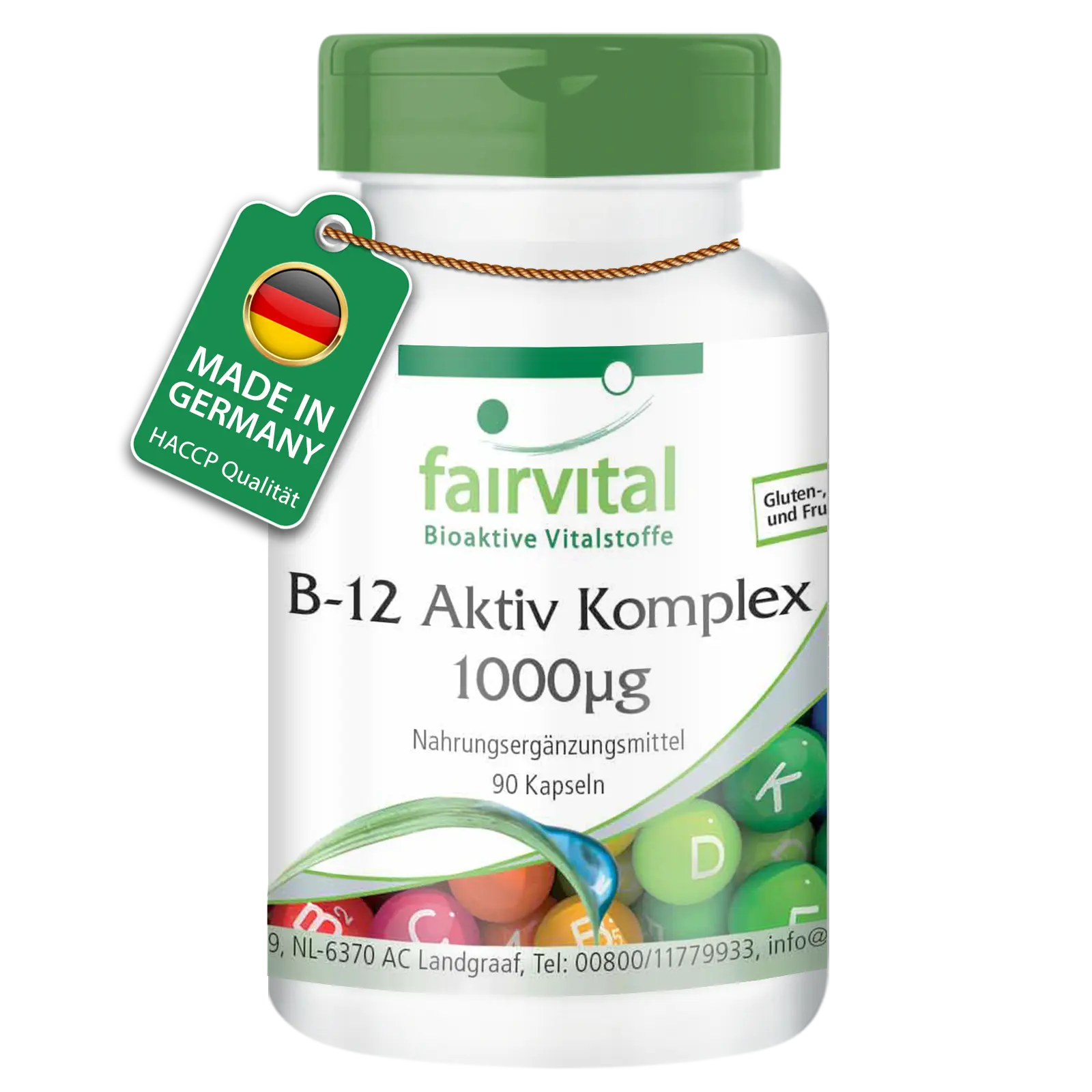 Complejo Activo de B12 1000µg - 90 Cápsulas