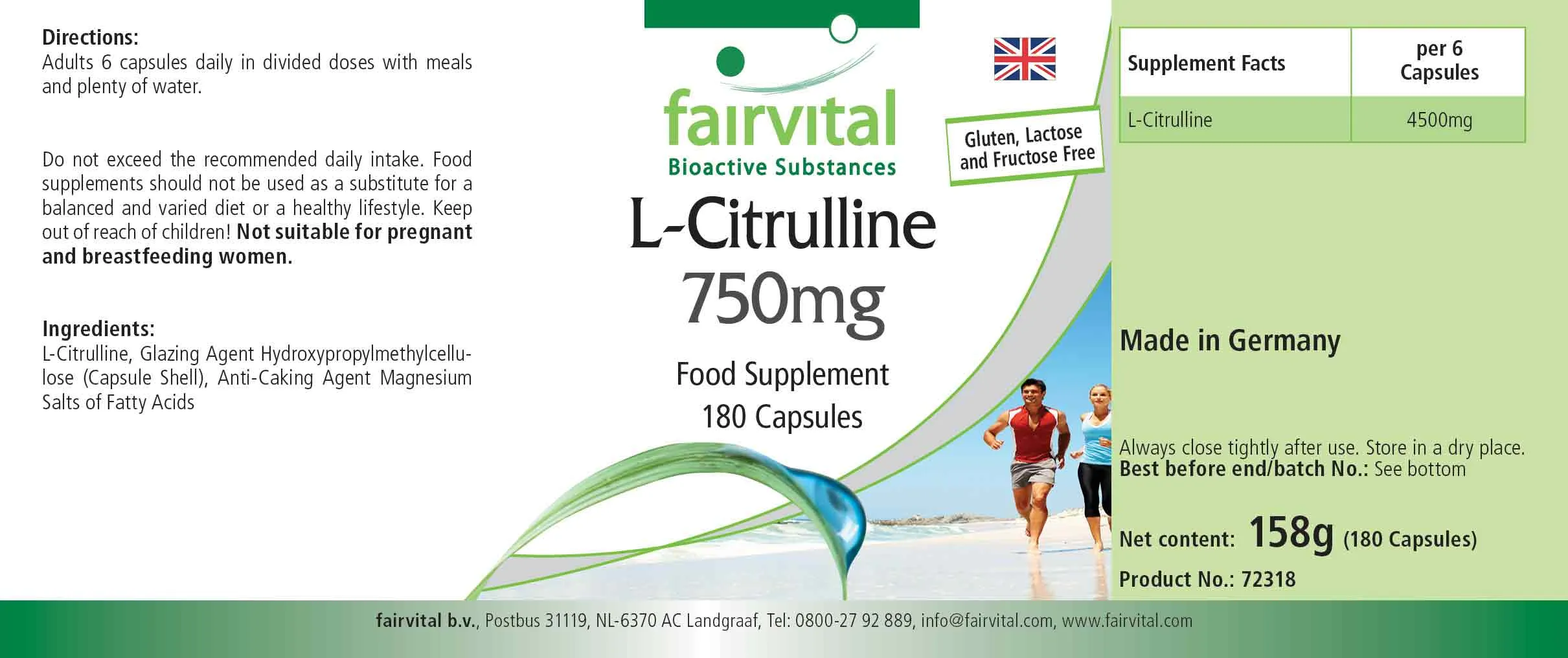 L-Citrullin 750mg