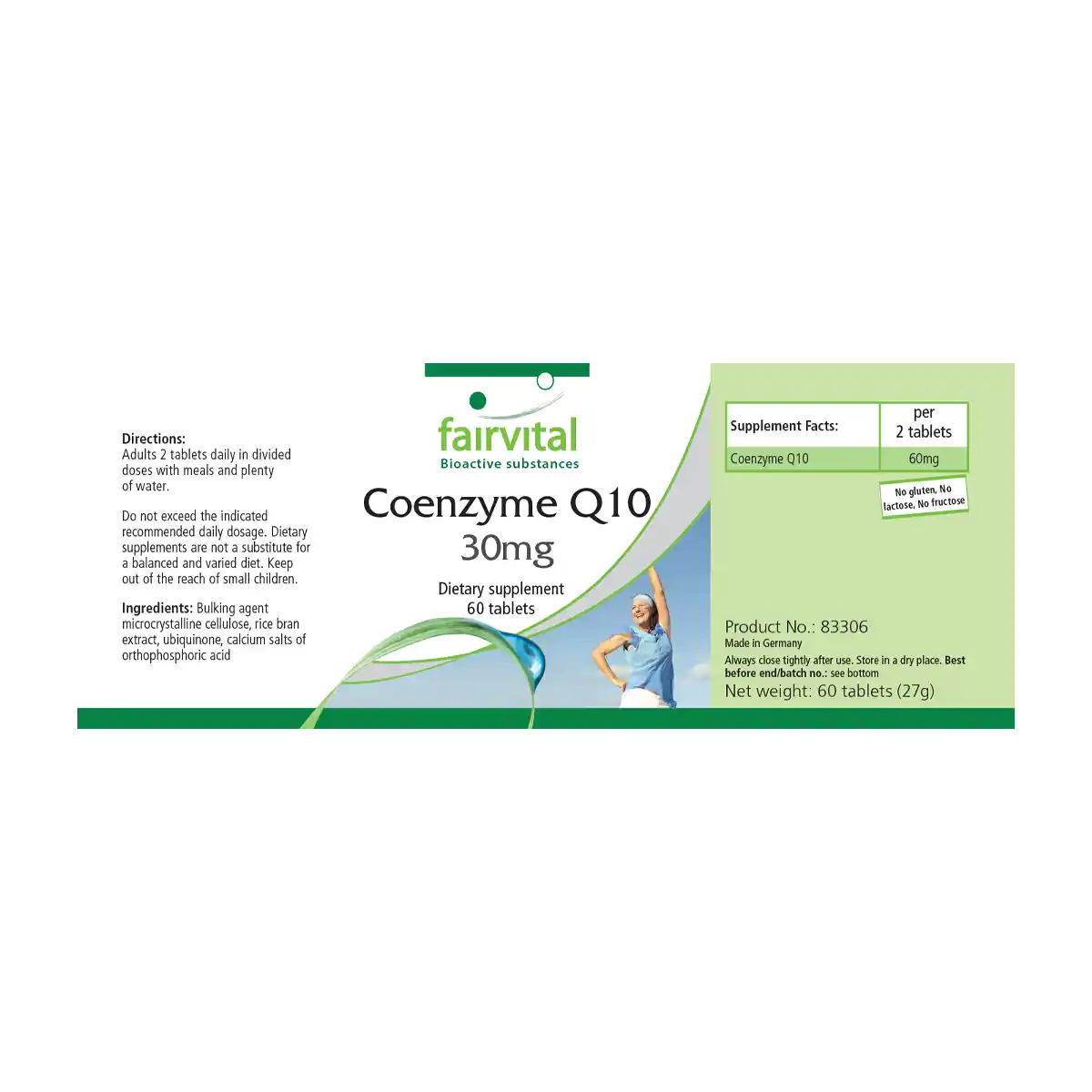 Coenzyme Q10 30mg - 60 comprimés