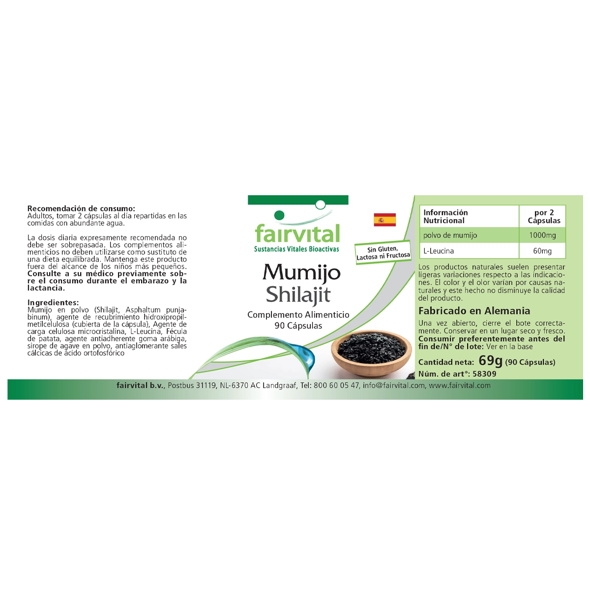 Mumijo Shilajit - 90 capsule